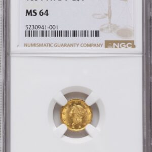 1854 Gold Dollars (1854 G$1 Type One)