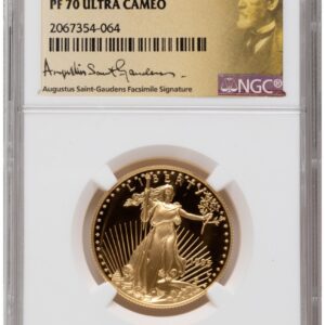 1995-W Modern Bullion Coins (1995-W Proof Gold Eagle 1/2 oz Saint Gaudens Label)