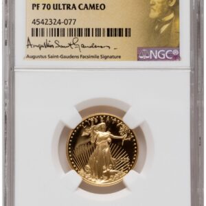 1995-W Modern Bullion Coins (1995-W Proof Gold Eagle 1/4 oz Saint Gaudens Label)