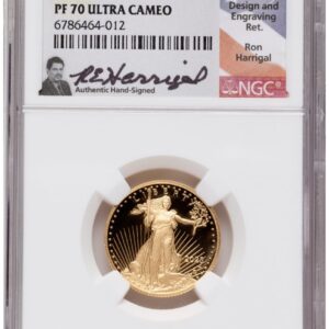 2023-W Modern Bullion Coins (2023-W Proof Gold Eagle 1/4 oz FDI Ron Harrigal)