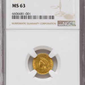 1854 Gold Dollars (1854 G$1 Type Two)