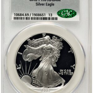 1995-W Modern Bullion Coins (1995-W Proof Silver Eagle 1 oz Silver Label)