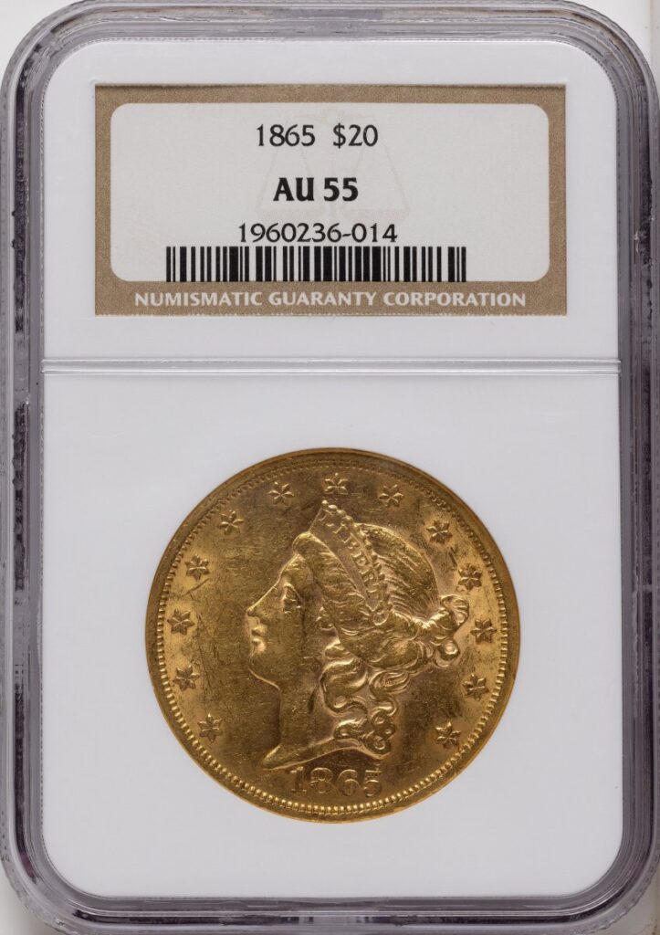 1865 Liberty Double Eagles (1865 $20)