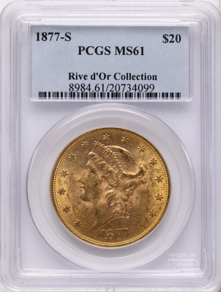 1877-S Liberty Double Eagles (1877-S $20)