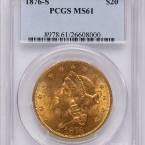 1876-S Liberty Double Eagles (1876-S $20)