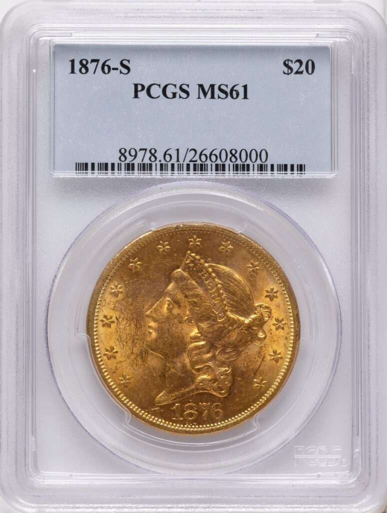 1876-S Liberty Double Eagles (1876-S $20)