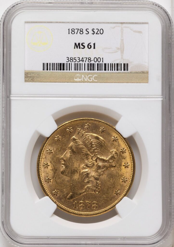 1878-S Liberty Double Eagles (1878-S $20)