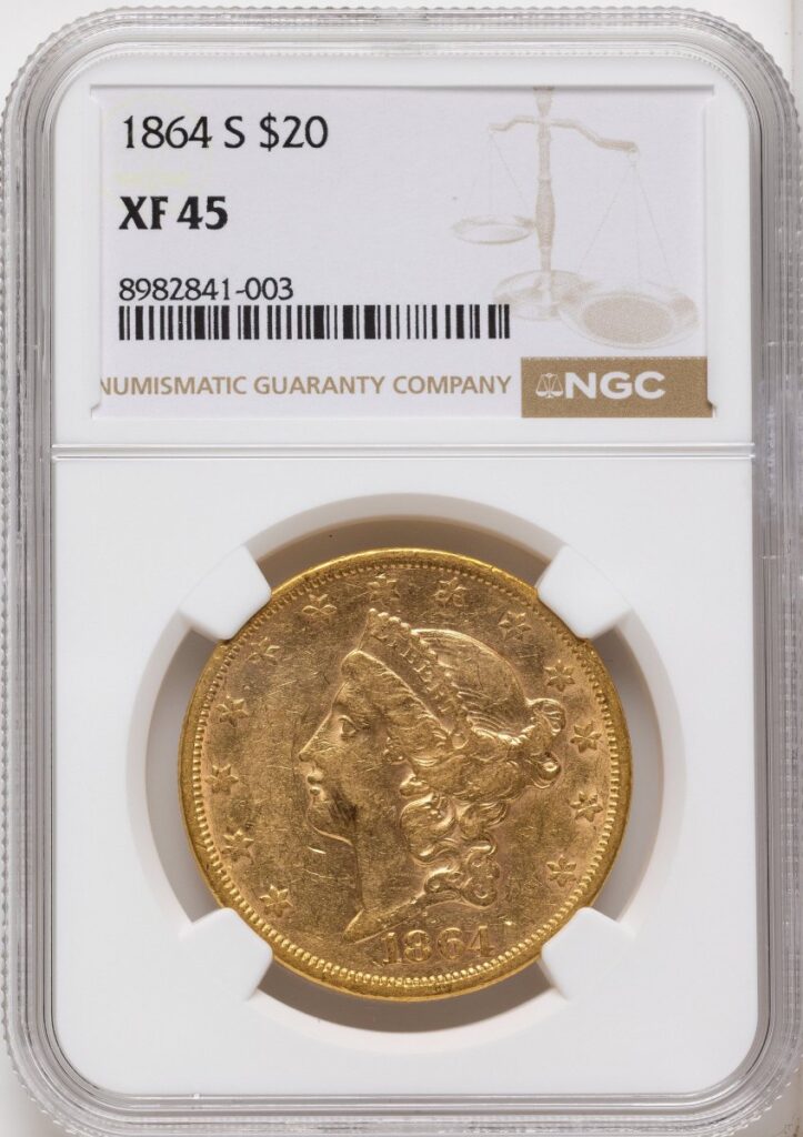 1864-S Liberty Double Eagles (1864-S $20)