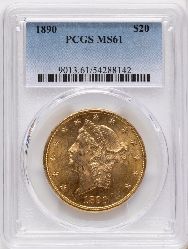 1890 Liberty Double Eagles (1890 $20)