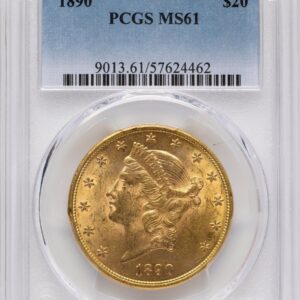 1890 Liberty Double Eagles (1890 $20)
