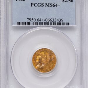 1926 Indian Quarter Eagles (1926 $2 1/2 PCGS Plus)