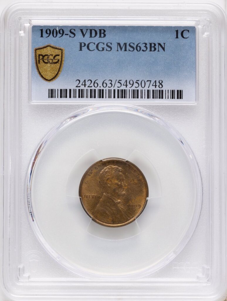 1909-S Lincoln Cents (1909-S 1C VDB, BN PCGS Secure)