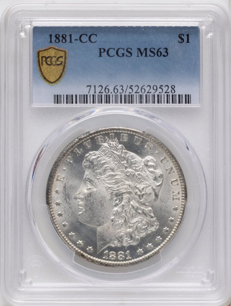 1881-CC Morgan Dollars (1881-CC S$1 PCGS Secure)