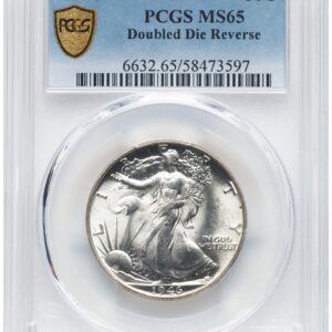 1946 Walking Liberty Half Dollars (1946 50C DDR FS-801, MS PCGS Secure)