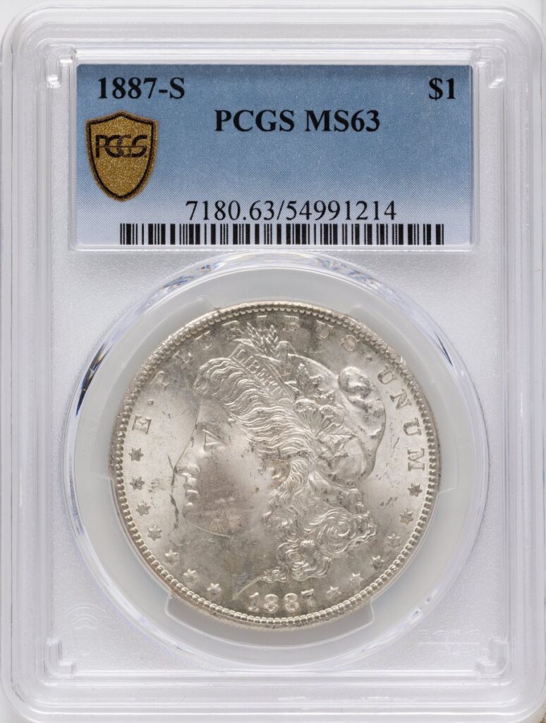 1887-S Morgan Dollars (1887-S S$1 PCGS Secure)