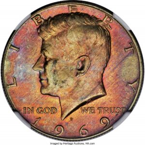 1969-D Kennedy Half Dollars (1969-D 50C NGC Plus)