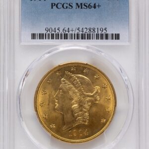 1904 Liberty Double Eagles (1904 $20 Liberty PCGS Plus)