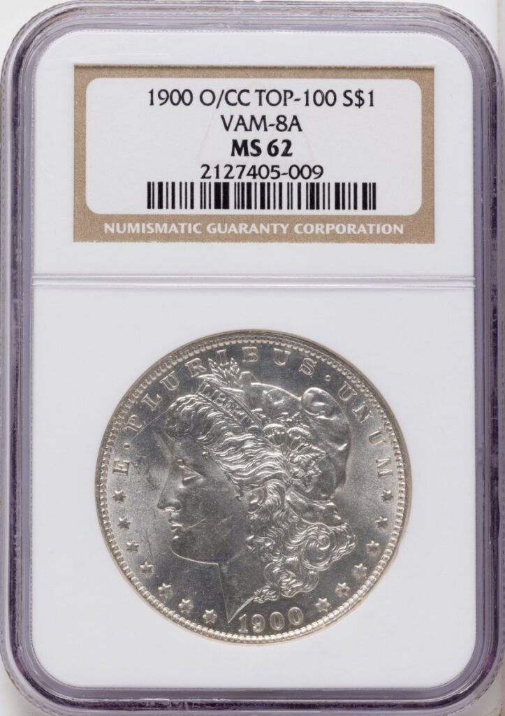 1900-O/CC Morgan Dollars (1900-O/CC $1 VAM-8A)