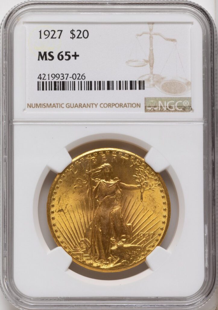 1927 Saint-Gaudens Double Eagles (1927 $20 NGC Plus)