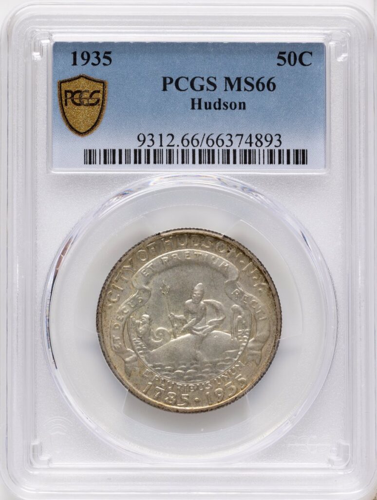 1935 Commemorative Silver (1935 50C Hudson, MS PCGS Secure)