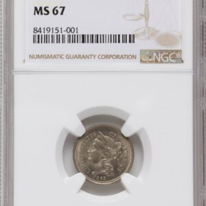 1865 Three Cent Nickels (1865 3CN)