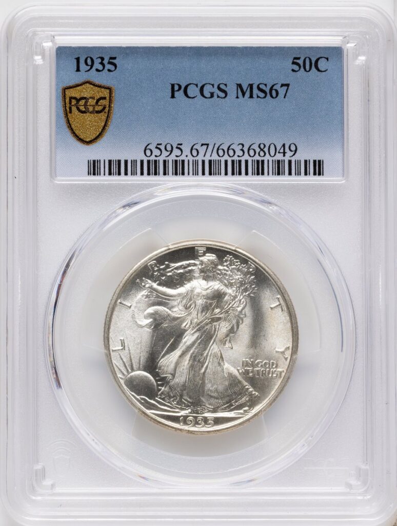1935 Walking Liberty Half Dollars (1935 50C PCGS Secure)