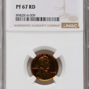 1940 Proof Lincoln Cents (1940 1C, RD)