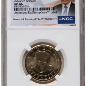 2026 Modern Bullion Coins (2026 Semiquincentennial President Donald J. Trump $1 (Privy Mark) AR Trump Label)