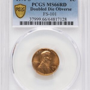 1970-S Lincoln Cents (1970-S 1C FS-101, MS, RD PCGS Secure)