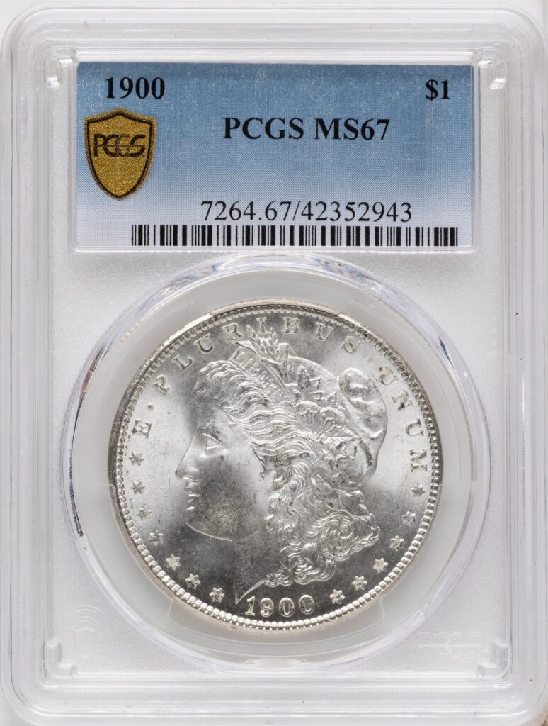1900 Morgan Dollars (1900 S$1 PCGS Secure)