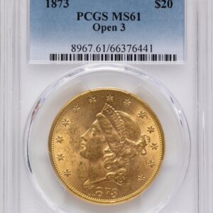1873 Liberty Double Eagles (1873 $20 OPEN 3)