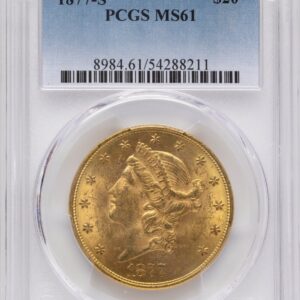 1877-S Liberty Double Eagles (1877-S $20)