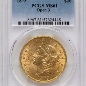 1873 Liberty Double Eagles (1873 $20 OPEN 3)