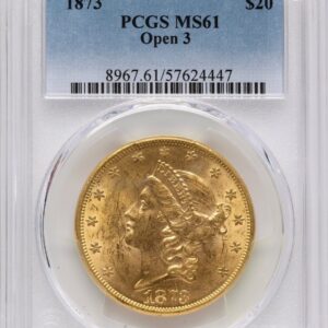 1873 Liberty Double Eagles (1873 $20 OPEN 3)