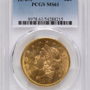 1876-S Liberty Double Eagles (1876-S $20)