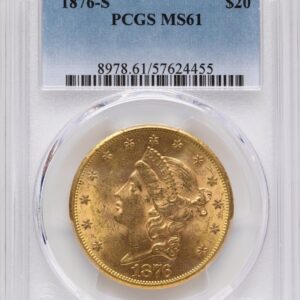 1876-S Liberty Double Eagles (1876-S $20)