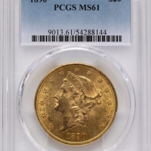 1890 Liberty Double Eagles (1890 $20)