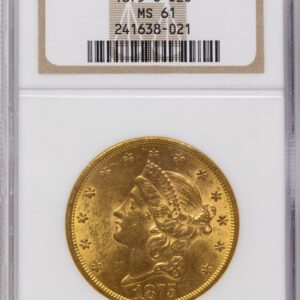 1875-S Liberty Double Eagles (1875-S $20)