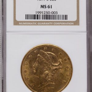 1877-S Liberty Double Eagles (1877-S $20)