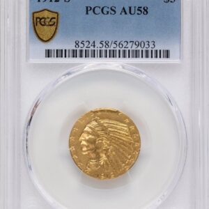 1912-S Indian Half Eagles (1912-S $5 PCGS Secure)