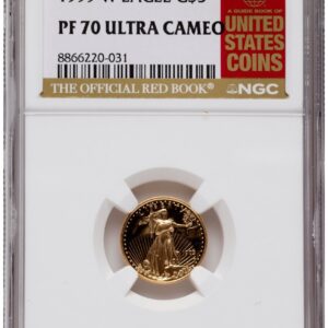 1999-W Modern Bullion Coins (1999-W Proof Gold Eagle 1/10 oz Red Book)