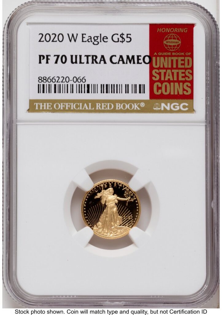 2020-W Modern Bullion Coins (2020-W Proof Gold Eagle 1/10 oz Red Book)