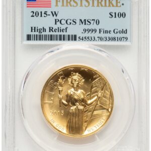 2015-W Modern Bullion Coins (2015-W G$100 American Liberty High Relief FS Flag)