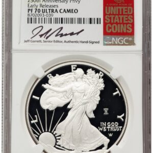 2026-W Modern Bullion Coins (2026-W Proof Silver Eagle 1 oz ER Jeff Garrett Red Book)