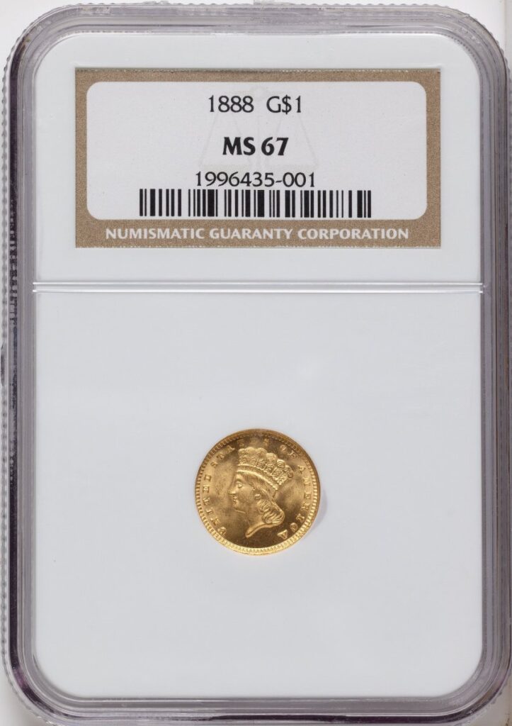 1888 Gold Dollars (1888 G$1)