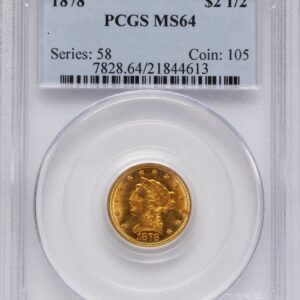1878 Liberty Quarter Eagles (1878 $2 1/2)