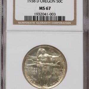 1938-D Commemorative Silver (1938-D 50C Oregon, MS)
