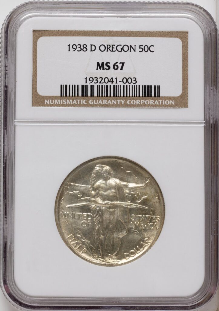 1938-D Commemorative Silver (1938-D 50C Oregon, MS)
