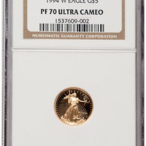1000 Modern Bullion Coins (1994-W Proof Gold Eagle 1.85 oz Brown Label)