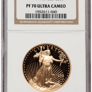 1998-W Modern Bullion Coins (1998-W Proof Gold Eagle 1 oz Brown Label)